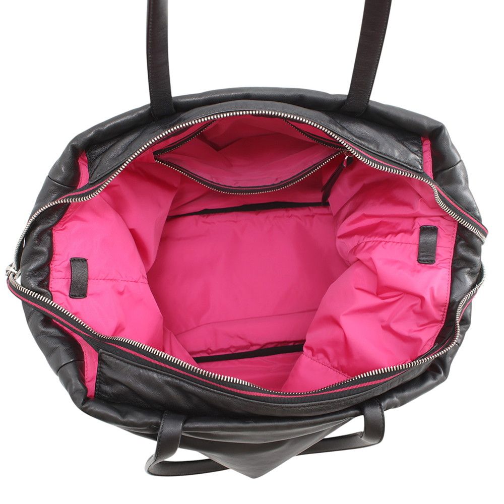 Prada Tote Logo Leather Black — view 5