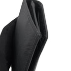 Prada Wallet Triangle Logo Saffiano Calf Leather Black — view 8