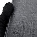 Prada Wallet Triangle Logo Saffiano Calf Leather Black — view 9
