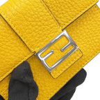 Fendi Shoulder Bag Micro Flat Baguette Pochette Leather — view 7