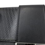Fendi Shoulder Bag Flat Bucket Pochette Leather Black — view 6