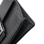 Fendi Shoulder Bag Flat Bucket Pochette Leather Black — view 7