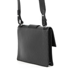 Fendi Shoulder Bag Flat Bucket Pochette Leather Black — view 2