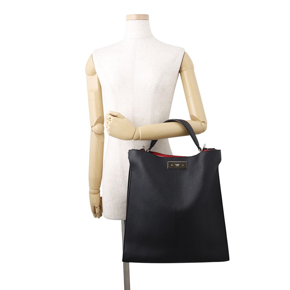 Fendi Tote Peekaboo X-Lite Fit Leather 2-Way — view 4