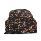Celine Backpack Christian Marc Cles Collaboration Print Canvas Leather Black — view 3