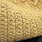 Prada Bucket Bag Logo Raffia Leather 3way — view 8
