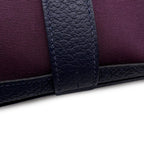 Hermes Tote Garden Party TPM Cassis Blue Nui Silver Toile Office Negonda — view 9