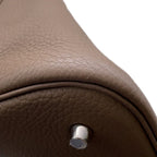 Hermes Handbag Picotin Lock GM Etoupe Silver Taurillon Clemence — view 6