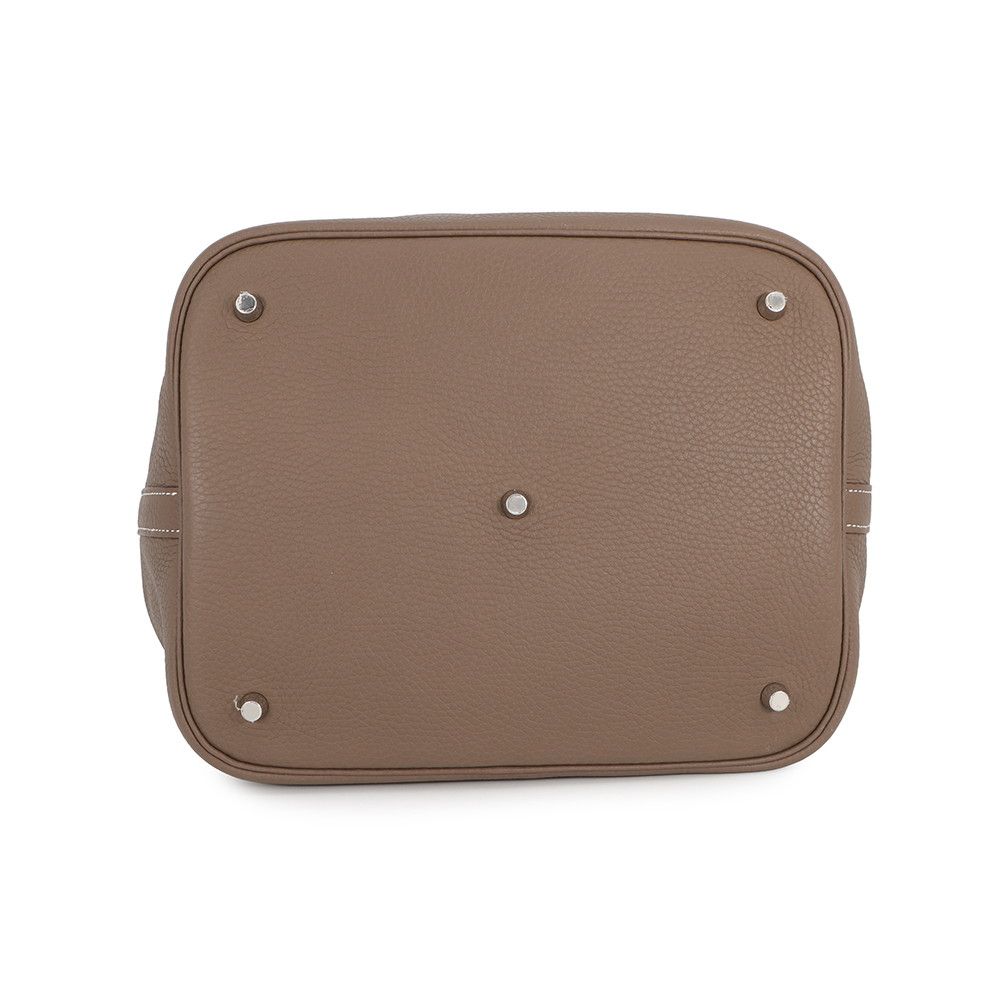 Hermes Handbag Picotin Lock GM Etoupe Silver Taurillon Clemence — view 3