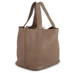 Hermes Handbag Picotin Lock GM Etoupe Silver Taurillon Clemence — view 2