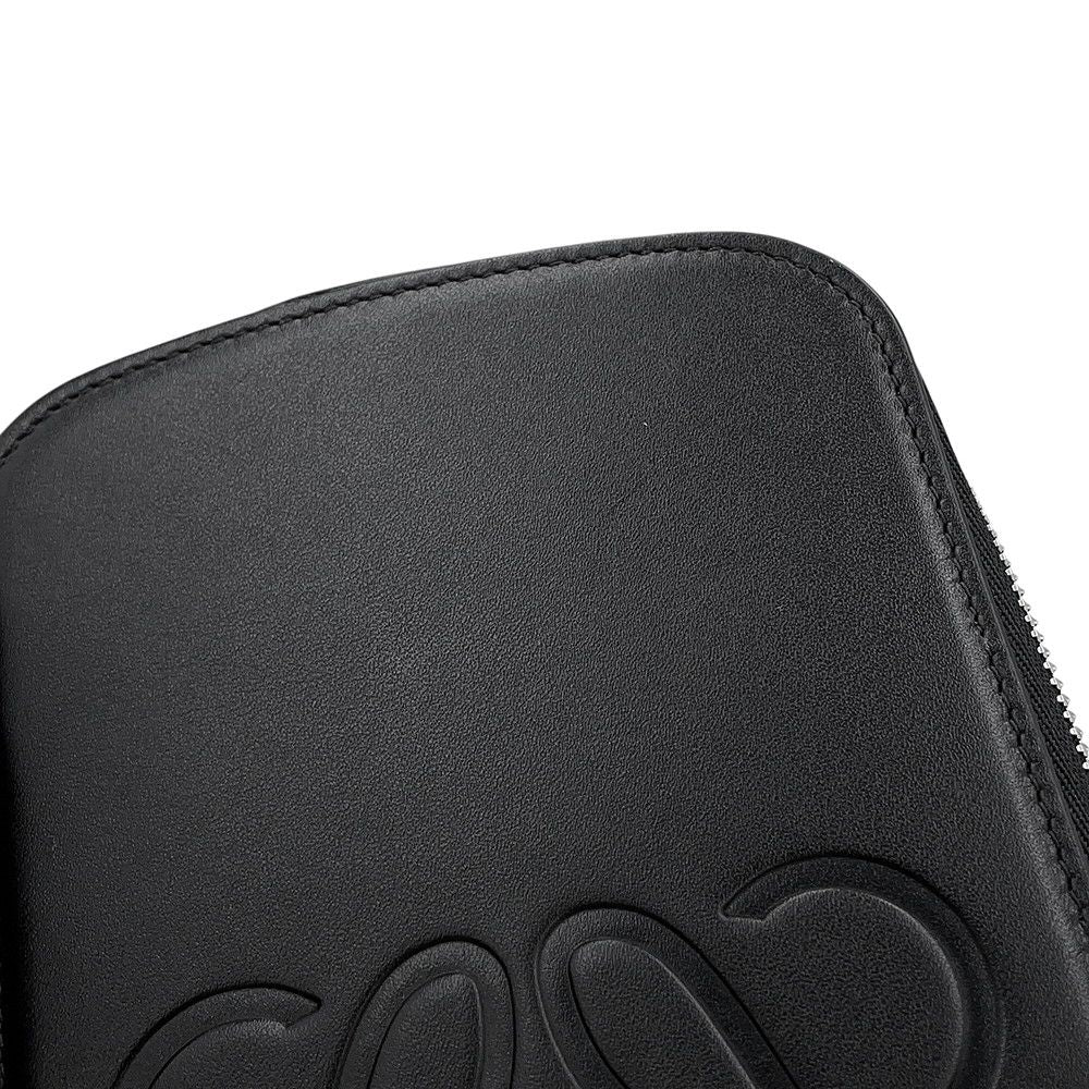 Loewe Shoulder Bag Anagram Multi Functional Case Smooth Calf Leather Black — view 6