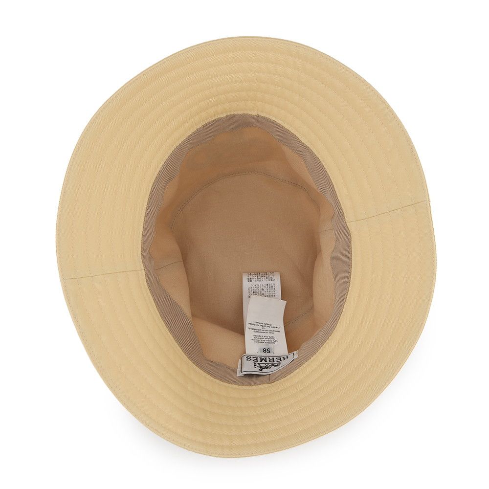 Hermes Hat Milo Panorama Chaine Dunk Signature Patch 58 Hat Bucket — view 5