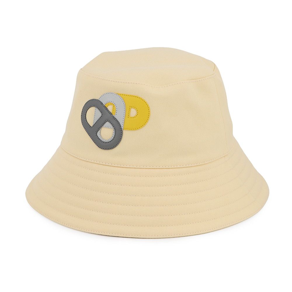 Hermes Hat Milo Panorama Chaine Dunk Signature Patch 58 Hat Bucket