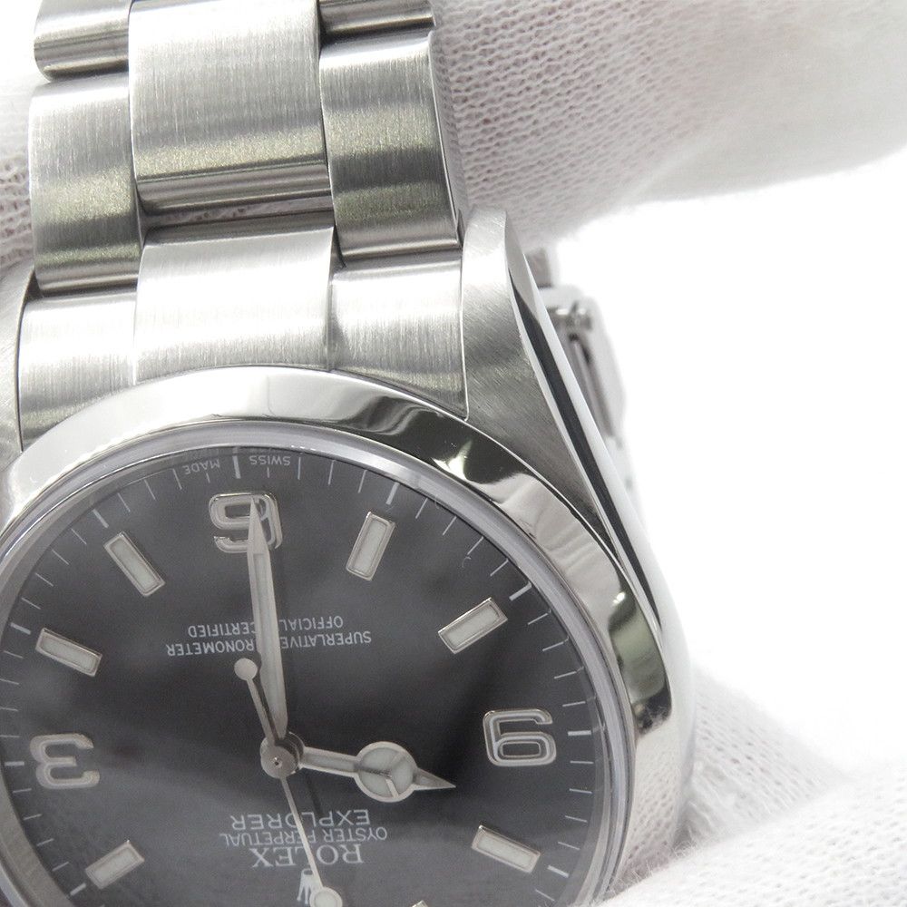 Rolex P Number Watch Black Dial — view 6