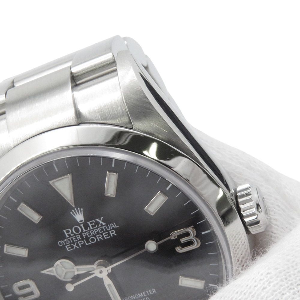 Rolex P Number Watch Black Dial — view 5