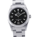 Rolex P Number Watch Black Dial