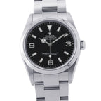 Rolex P Number Watch Black Dial