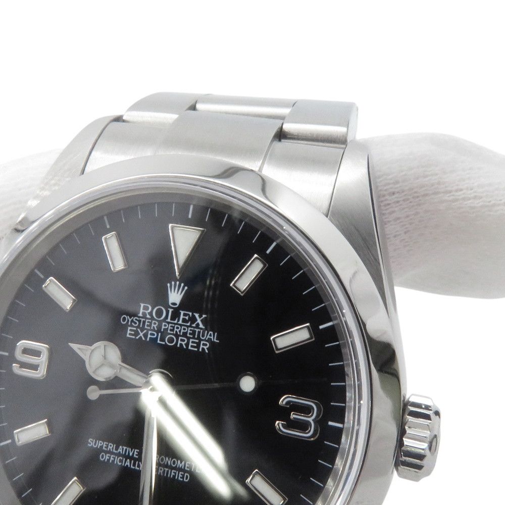 Rolex P Number Watch Black Dial — view 4