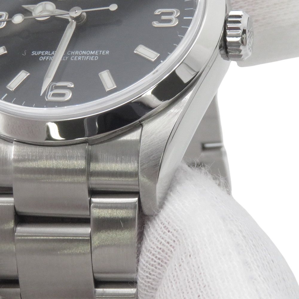 Rolex P Number Watch Black Dial — view 7