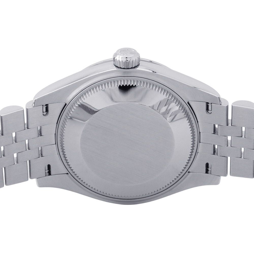 Rolex Datejust 31 SS 18k White Gold Diamond Watch Mother of Pearl Dial — view 3
