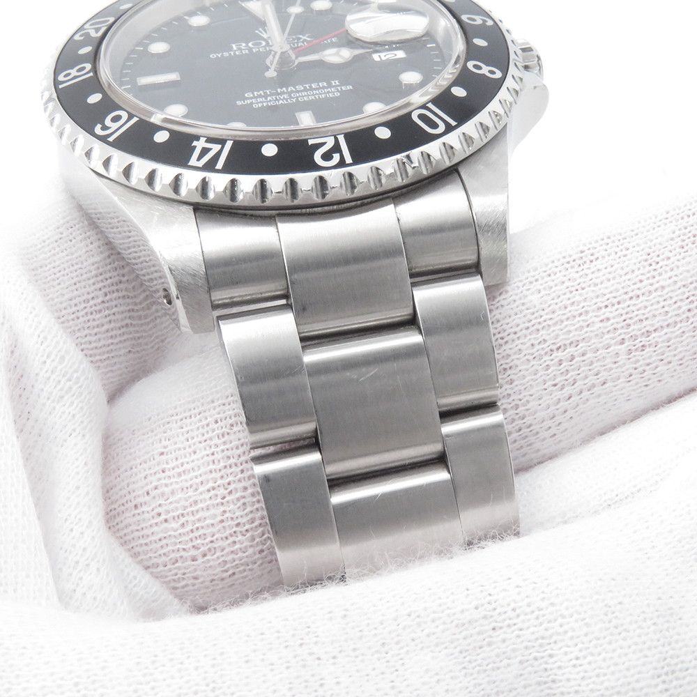 Rolex GMT Master 2 Date No Watch Black Dial — view 6