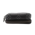Louis Vuitton Shoulder Bag Monogram Eclipse Reverse Double Phone Pouch Black — view 3