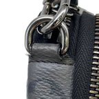 Louis Vuitton Shoulder Bag Monogram Eclipse Reverse Double Phone Pouch Black — view 8