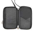 Louis Vuitton Shoulder Bag Monogram Eclipse Reverse Double Phone Pouch Black — view 6
