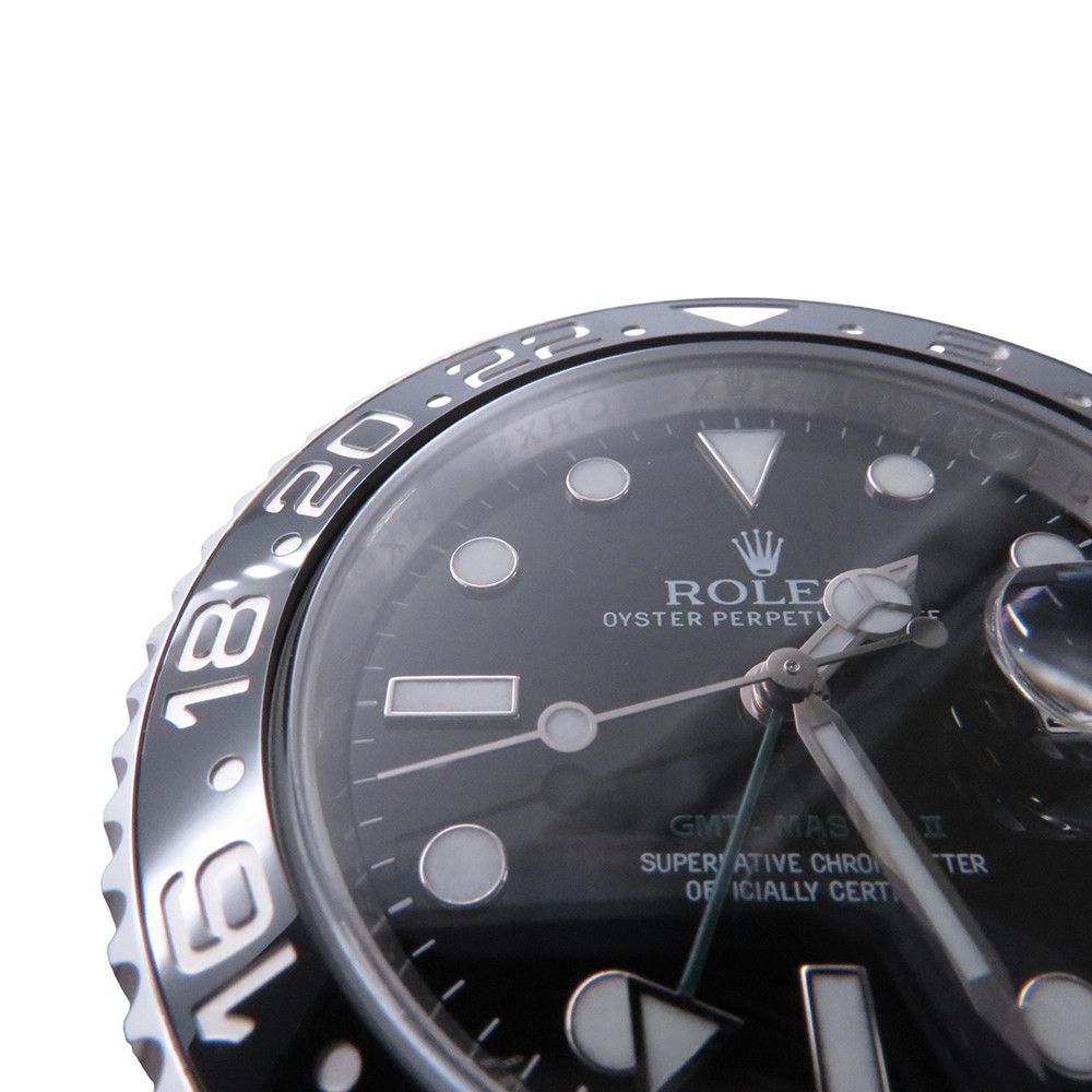 Rolex GMT Master 2 Date Roulette Watch Black Dial — view 4