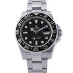 Rolex GMT Master 2 Date Roulette Watch Black Dial