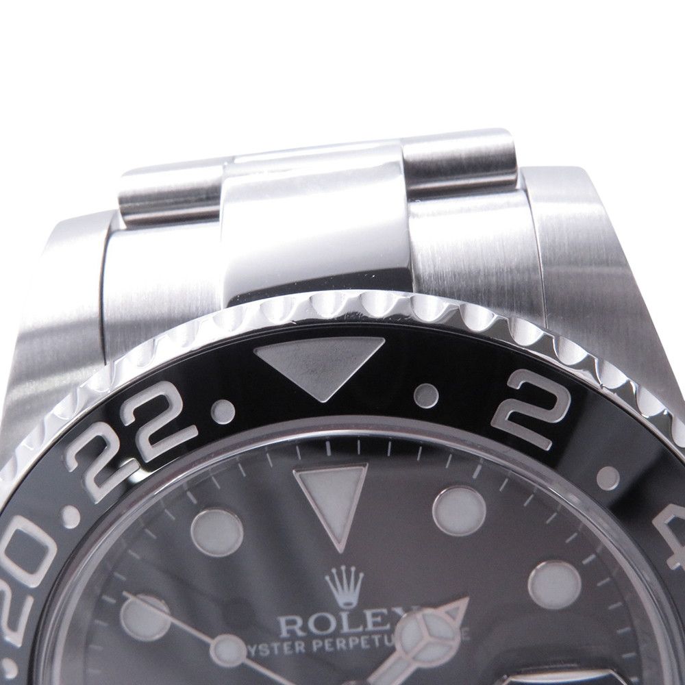 Rolex GMT Master 2 Date Roulette Watch Black Dial — view 6