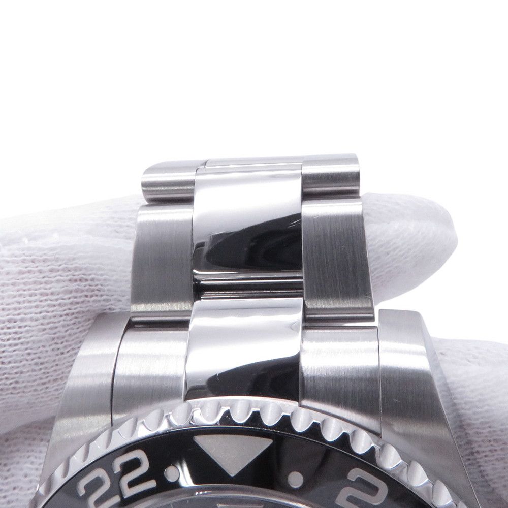Rolex GMT Master 2 Date Roulette Watch Black Dial — view 8