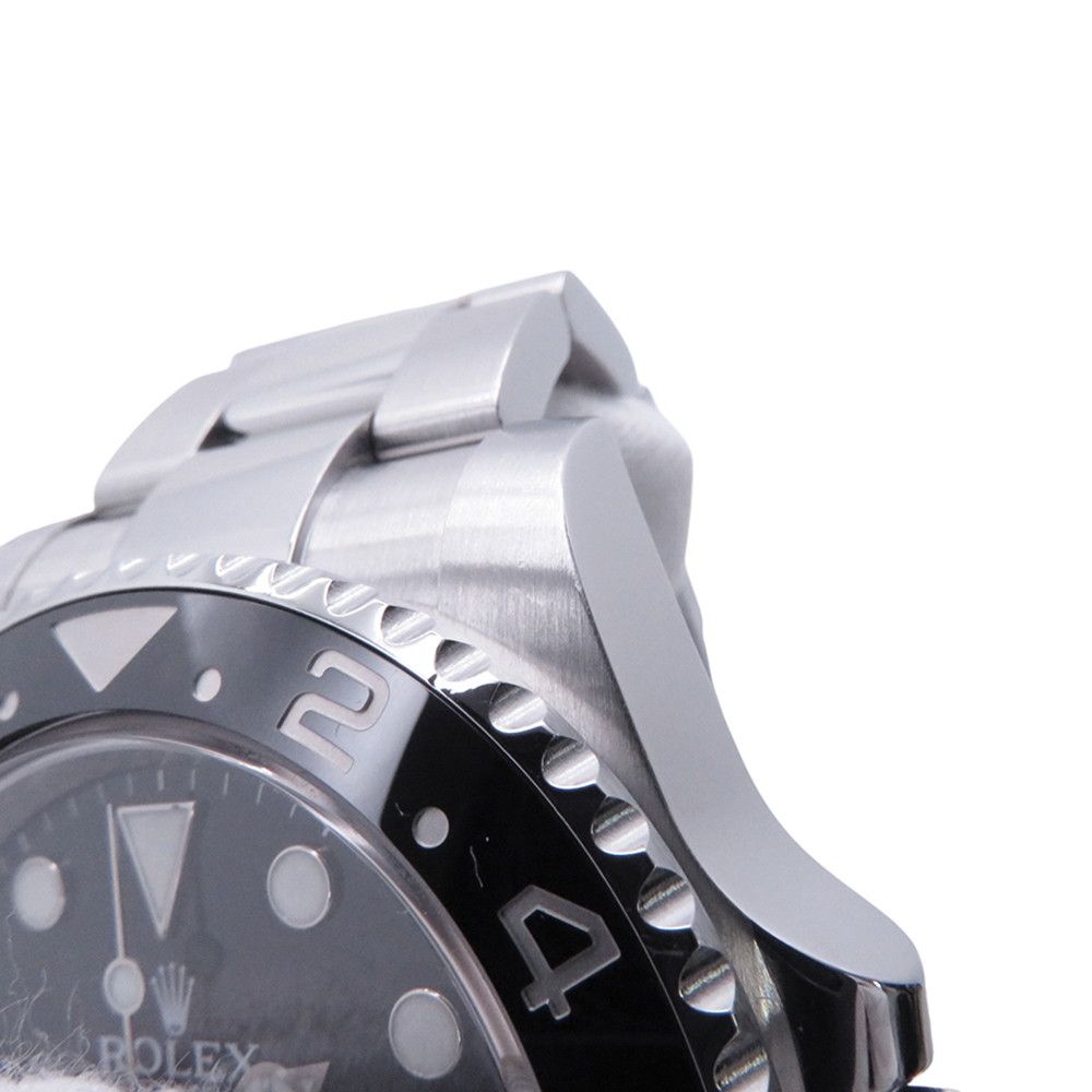 Rolex GMT Master 2 Date Roulette Watch Black Dial — view 7