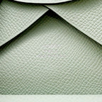 Hermes Coin Case Calvi Duo Vert Silver Epsom — view 9