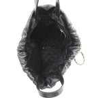 Chanel Backpack 22 Large Shiny Calf Leather Black — view 5