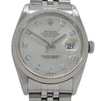 Rolex Datejust Watch Diamond Automatic Winding at Stainless Steel White Gold WG — view 2
