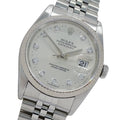 Rolex Datejust Watch Diamond Automatic Winding at Stainless Steel White Gold WG
