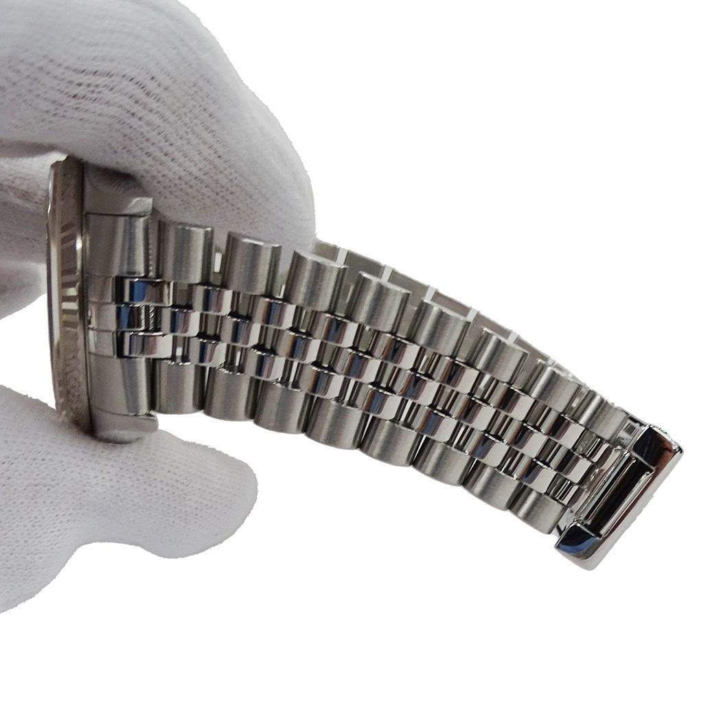 Rolex Datejust Watch Diamond Automatic Winding at Stainless Steel White Gold WG — view 6
