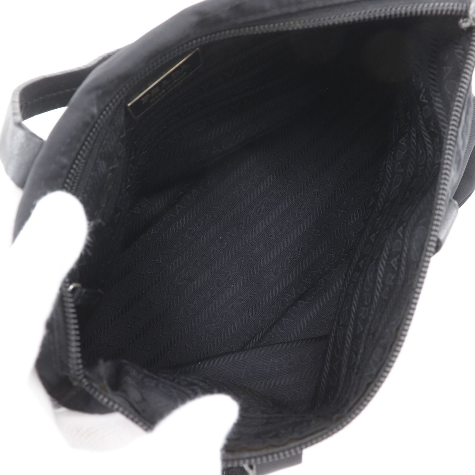Prada Nylon Black Handbag — view 6