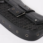 Dior Street Chic Trotter Handbag Black Cotton Canvas Silver — view 7