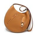 Hermes Arson Shoulder Bag Togo Leather Gold White Stitching Brown