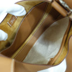 Hermes Arson Shoulder Bag Togo Leather Gold White Stitching Brown — view 5