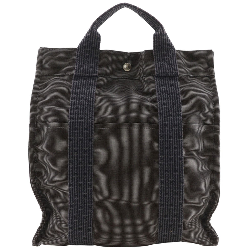 Hermes Sac a Dos PM Her Line Nylon Canvas Gray Backpack
