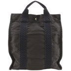 Hermes Sac a Dos PM Her Line Nylon Canvas Gray Backpack