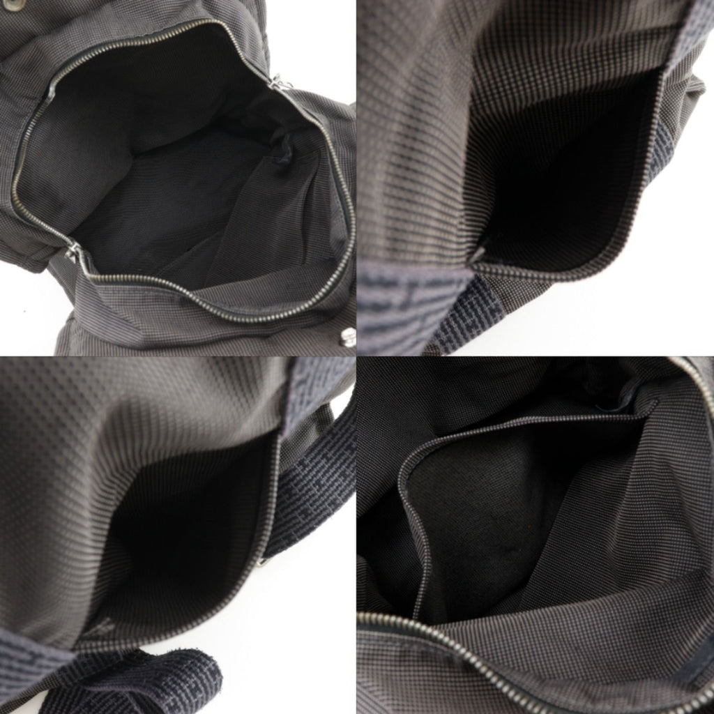 Hermes Sac a Dos PM Her Line Nylon Canvas Gray Backpack — view 6
