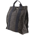 Hermes Sac a Dos PM Her Line Nylon Canvas Gray Backpack — view 2