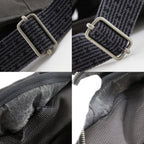 Hermes Sac a Dos PM Her Line Nylon Canvas Gray Backpack — view 8