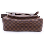 Louis Vuitton Messenger Melville Damier Leather Shoulder Bag Brown — view 4