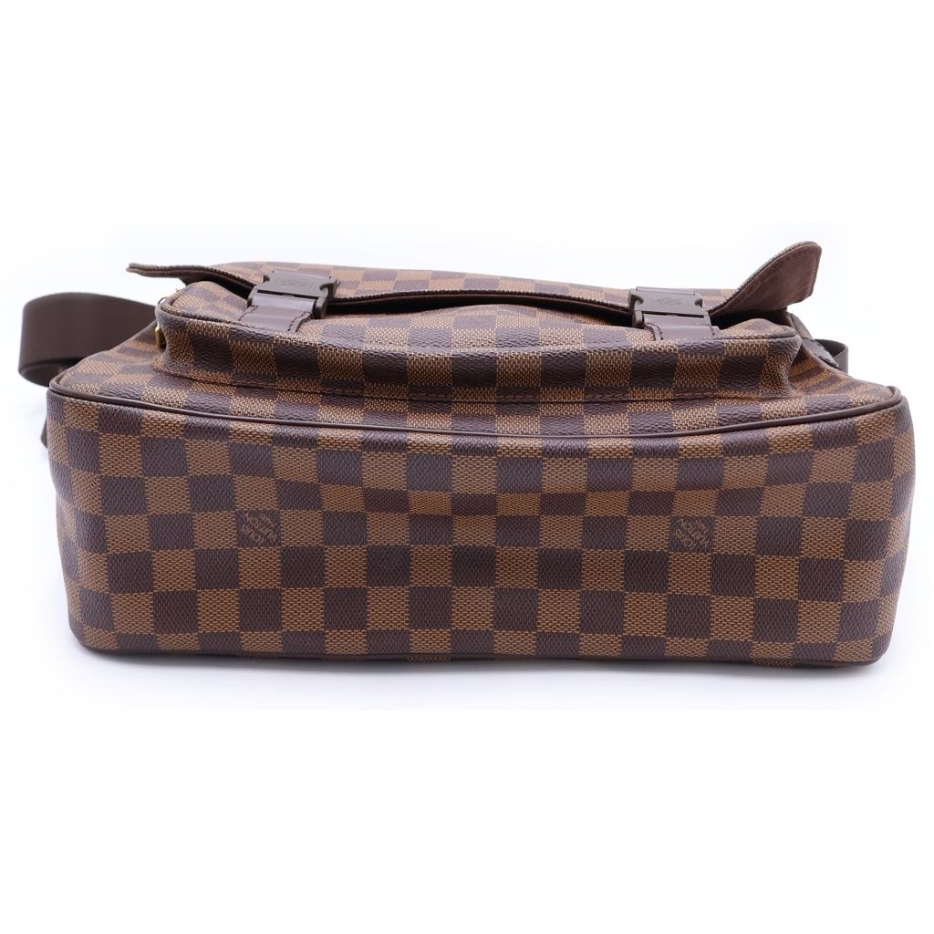 Louis Vuitton Messenger Melville Damier Leather Shoulder Bag Brown — view 4