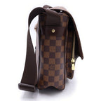 Louis Vuitton Messenger Melville Damier Leather Shoulder Bag Brown — view 3